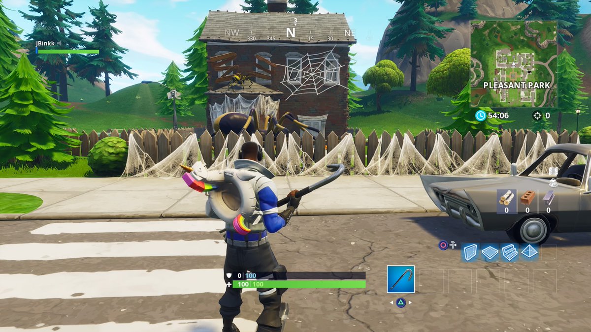 Halloween decorations have begun popping up around the Fortnite map ...