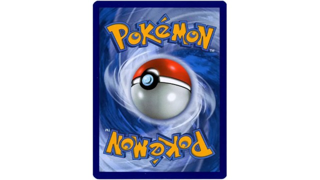 Back of a Pokemon card.