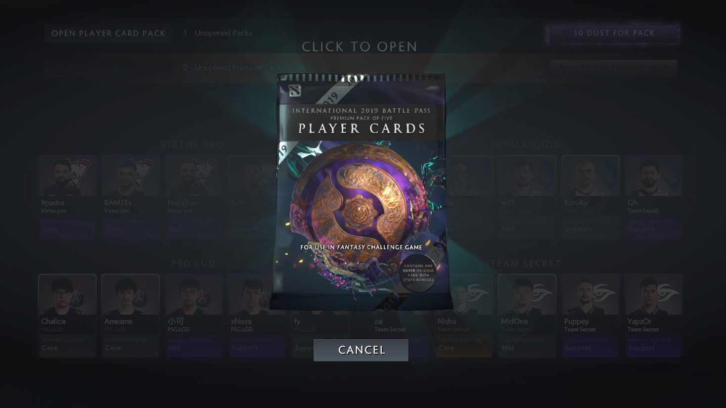 dota 2 battle pass fantasy player cards