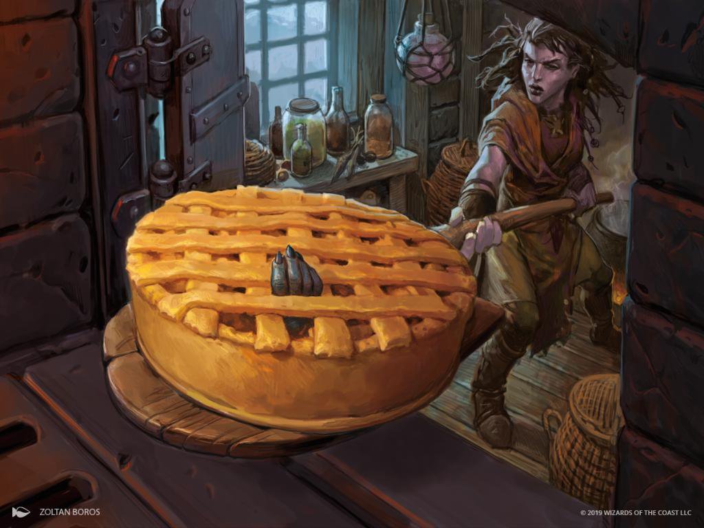 Bake into a Pie Art Magic Throne of Eldraine