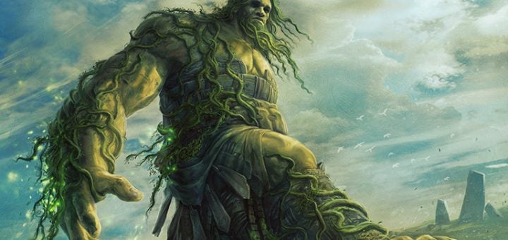 Beanstalk Giant Art Magic the Gathering