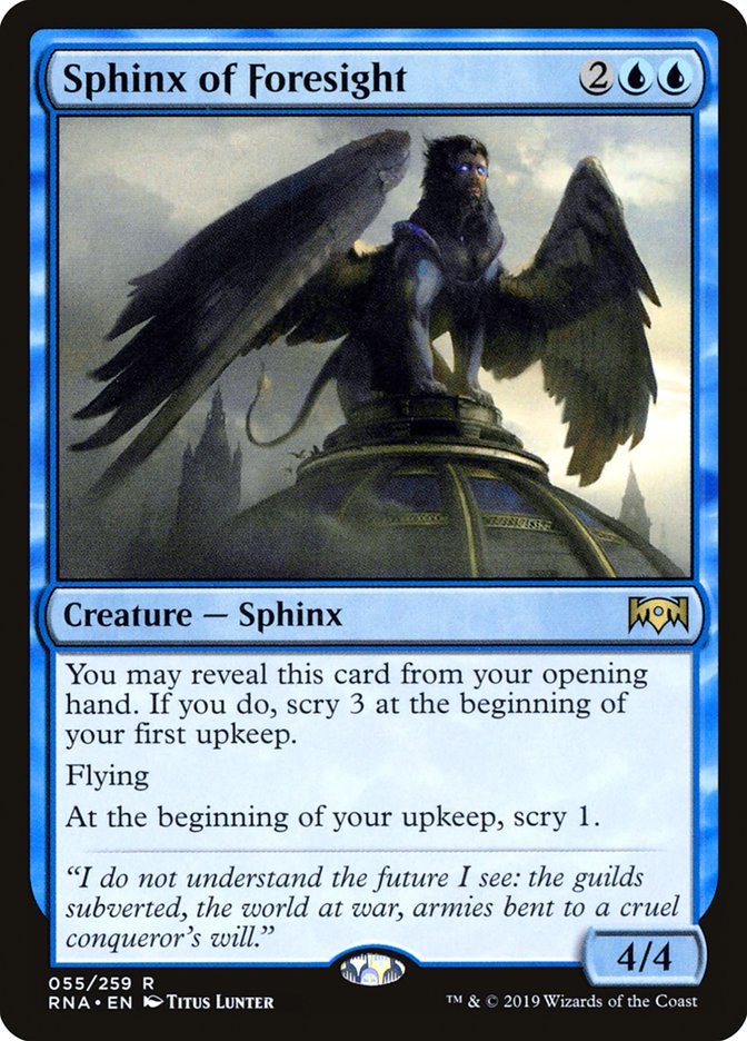 Sphinx of Foresight Magic Ravnica Allegiance