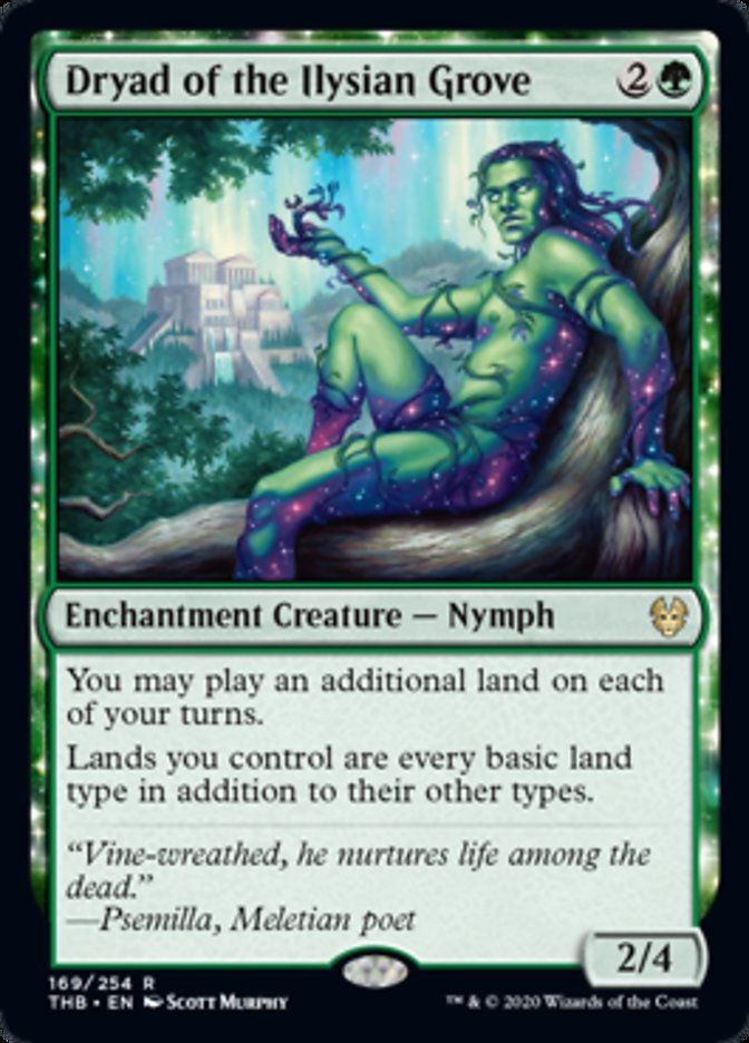 Dryad of Ilysian Grove Spoiler Magic Theros Beyond Death