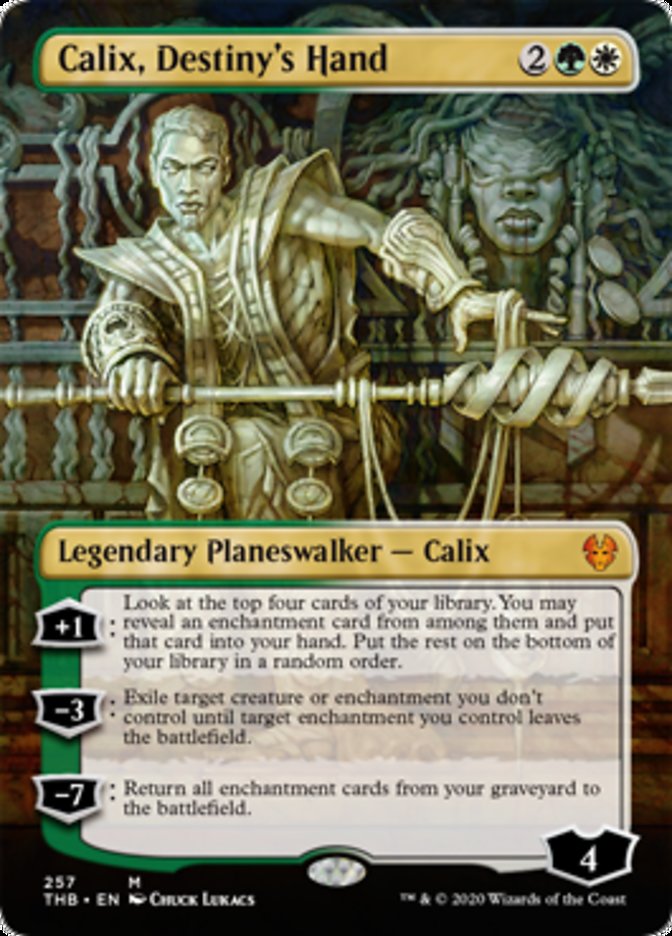 Calix Destiny's Hand Borderless Spoiler Magic Theros Beyond Death