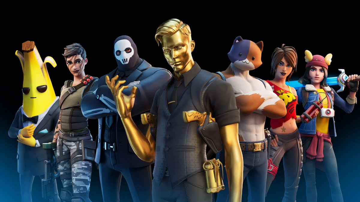 Screenshot of the Fortnite Chapter 2 Season 2 Battle Pass roster.