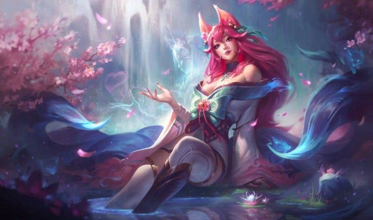 Spirit Blossom Ahri in League of Legends