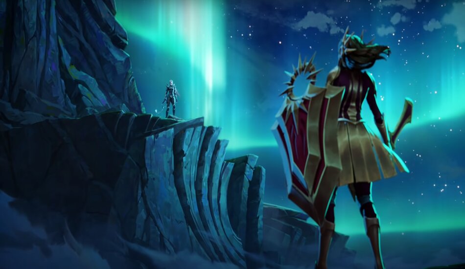 Legends of Runeterra Champions Leona and Diana