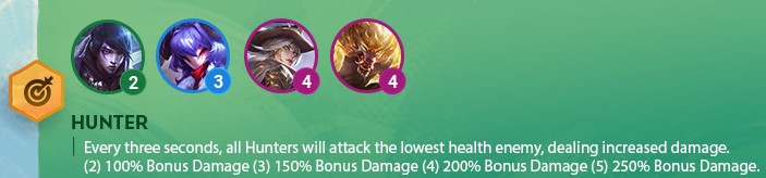 TFT Hunter trait