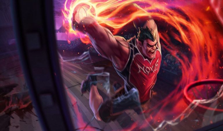 The Dunkmaster Darius skin in League of Legends.