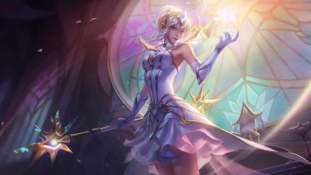 The Elementalist Lux skin in League of Legends.