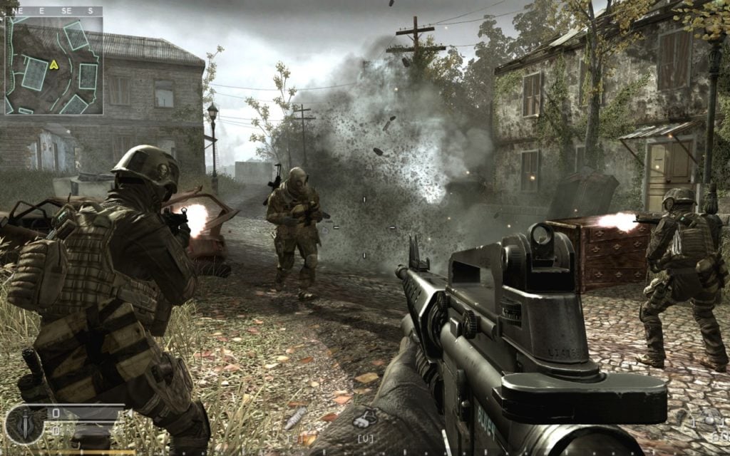 Call of Duty 4 gameplay screenshot