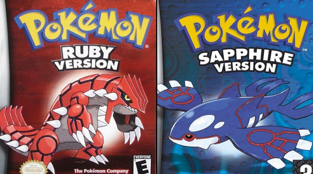 Pokemon ruby and sapphire covers