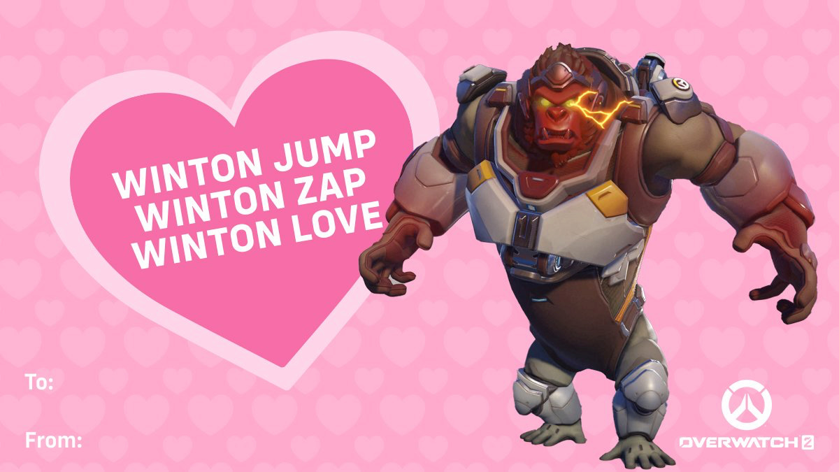 valentine with Winston enraged