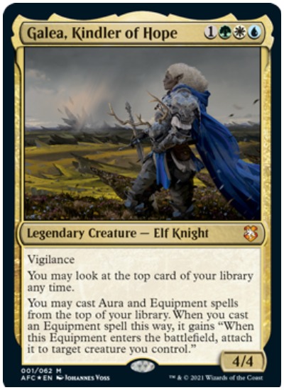 AFR Galea, Kindler of Hope Commander MTG