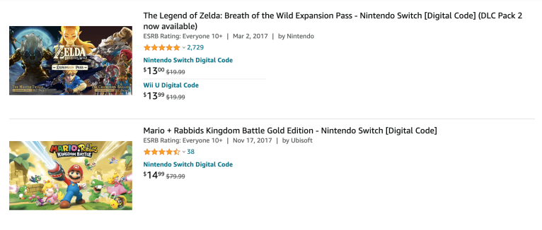 Switch Sale