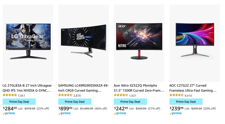 Gaming Monitors