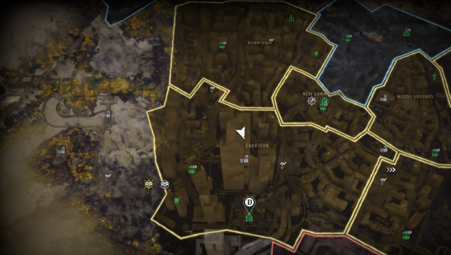 Garrison Electrical Station safe code location on Dying Light 2 map