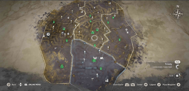 Book Club X safe code location on Dying Light 2 map