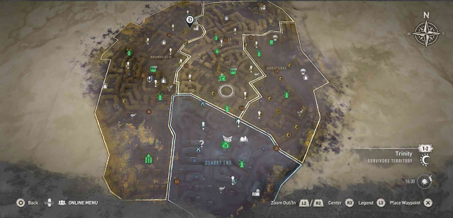 First Biomarker safe code location on Dying Light 2 map