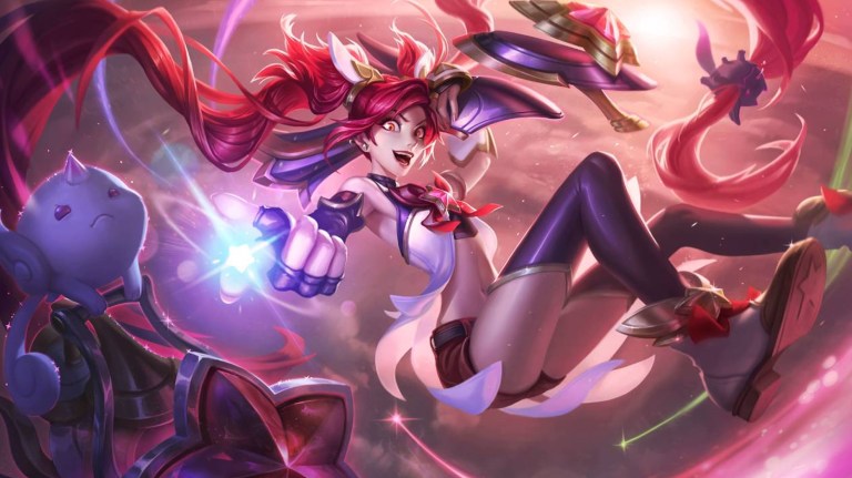 Star Guardian Jinx from League of Legends.