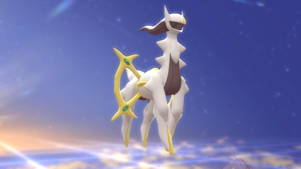 Arceus appearing in BDSP.