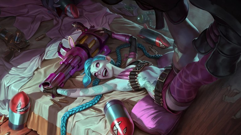 Jinx from Legends of Runeterra.