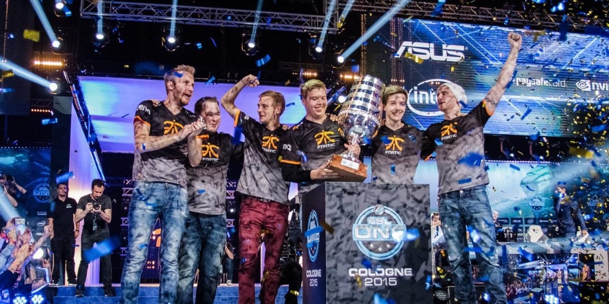 Fnatic's CS:GO team at ESL One Cologne 2015