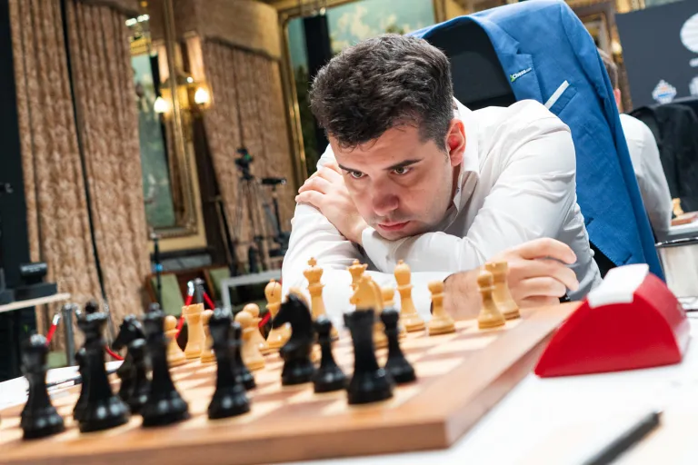 Ian Nepomniachtchi at the 2022 Candidates Tournament