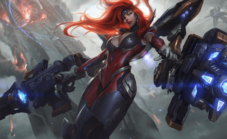 Gun Goddess Miss Fortune skin from League of Legends