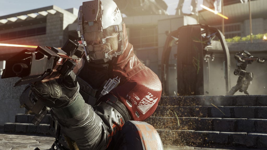 Call of Duty: Infinite Warfare soldier firing a laser