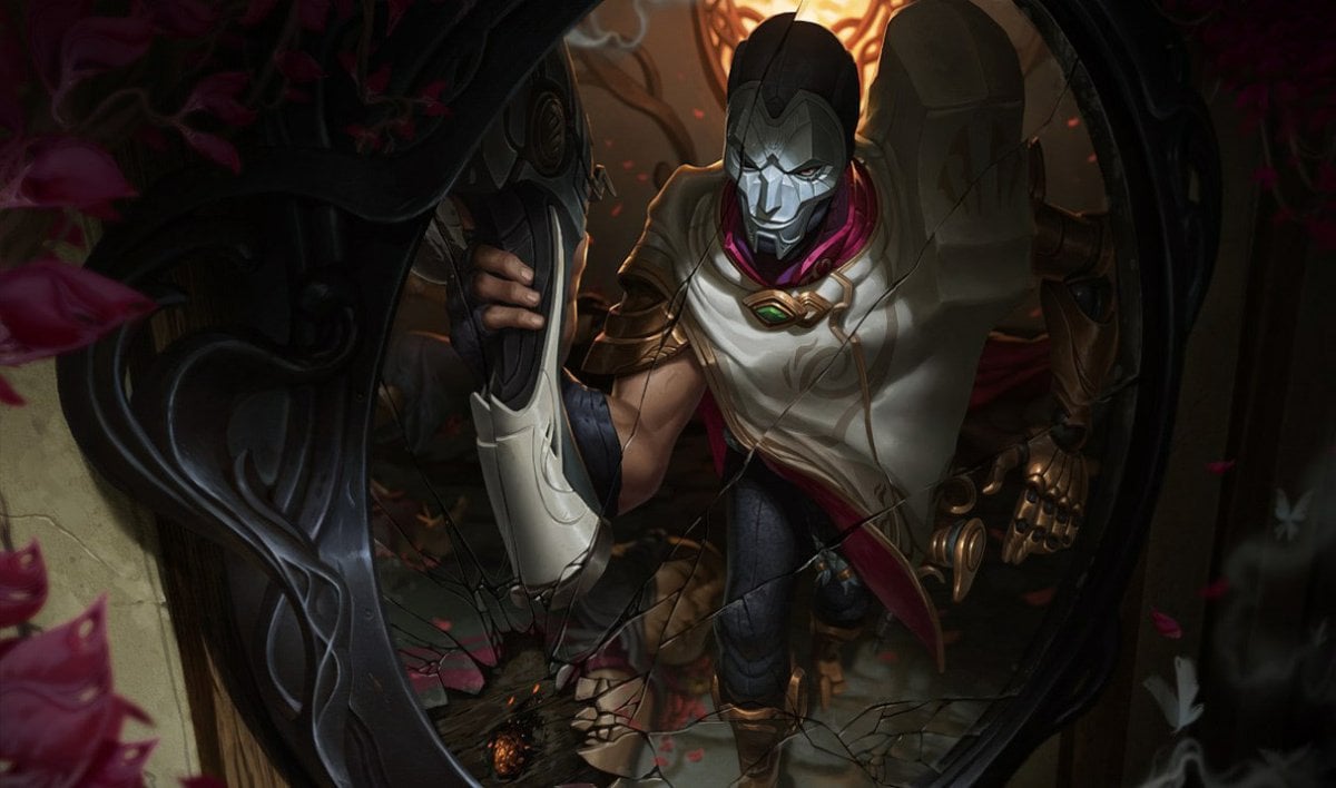 League of Legends champion Jhin's original splash art.