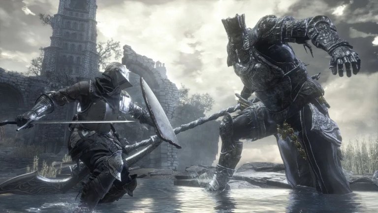 Using the best DS3 weapons in a duel