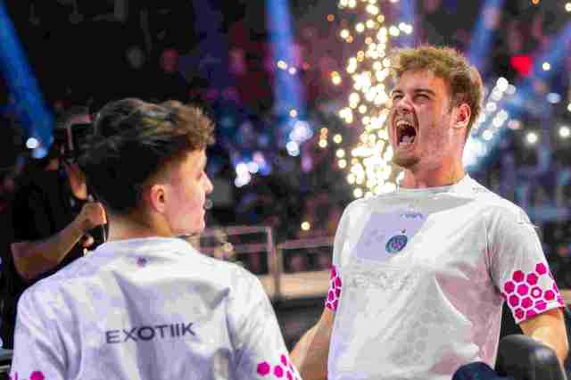 M0nkey M00n screaming after winning RLCS 2024 World Championship