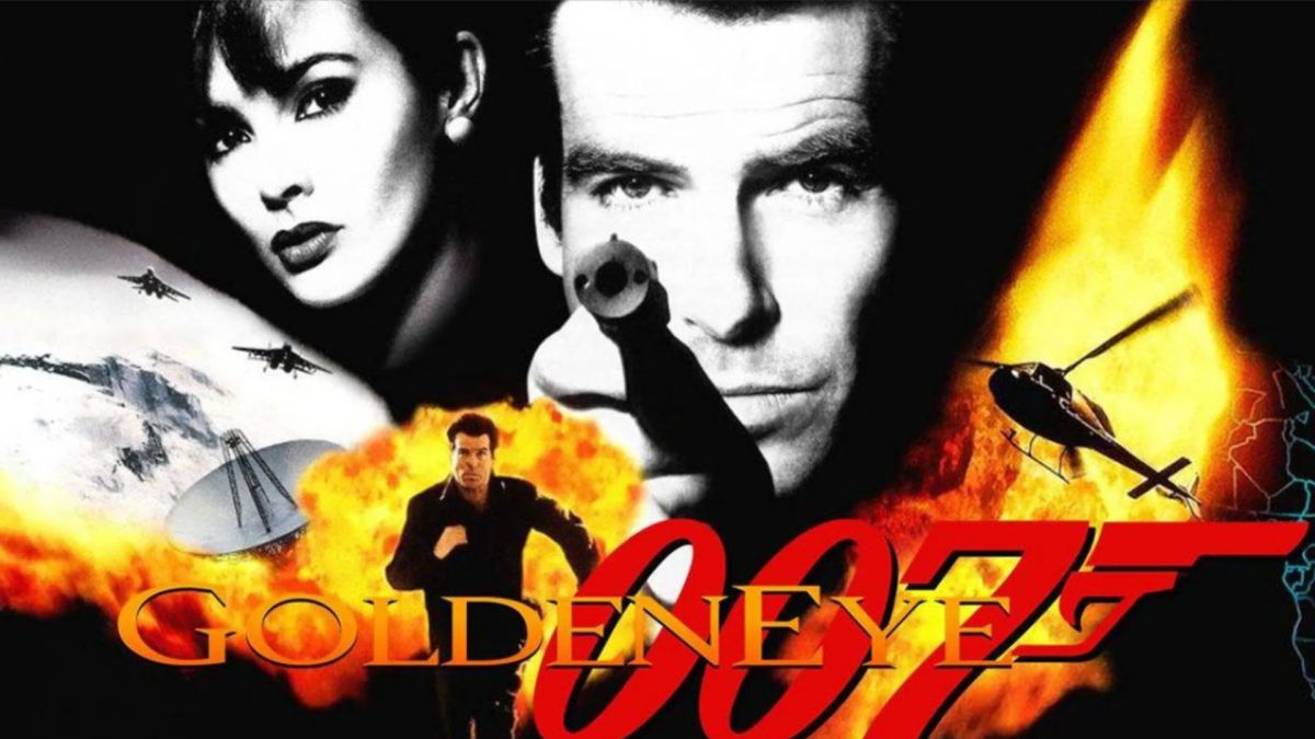 The splash art for GoldenEye 007.