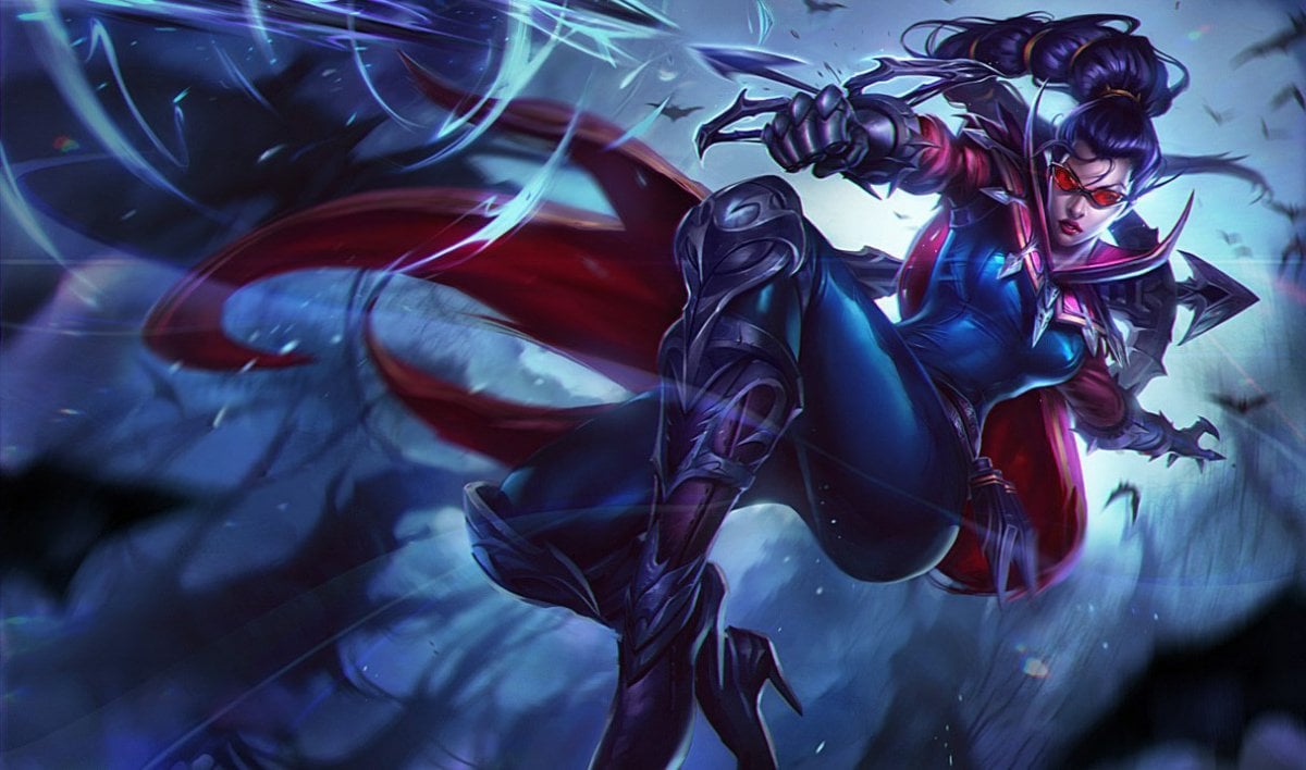 Vayne's base splash art in League of Legends.