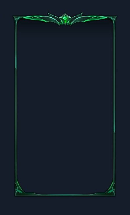 Emerald ranked border LoL