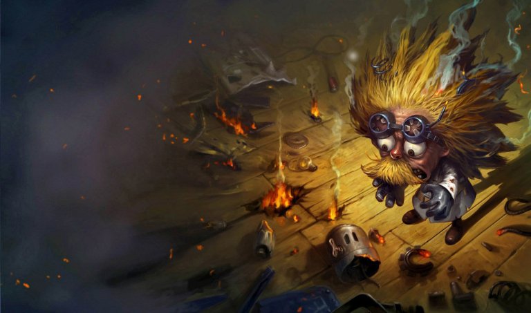 League of Legends champion Heimerdinger's Blast Zone skin.