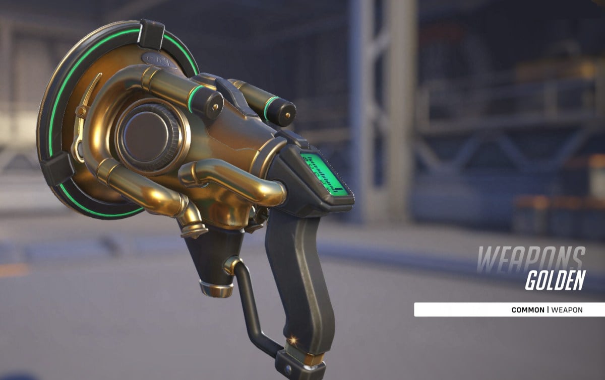 Lucio's golden gun.