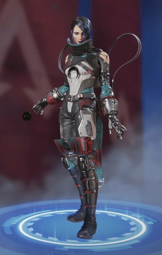 Catalyst wears a spiderweb-covered skin.