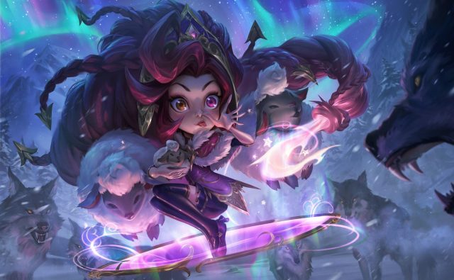 Zoe's official art in League of Legends.