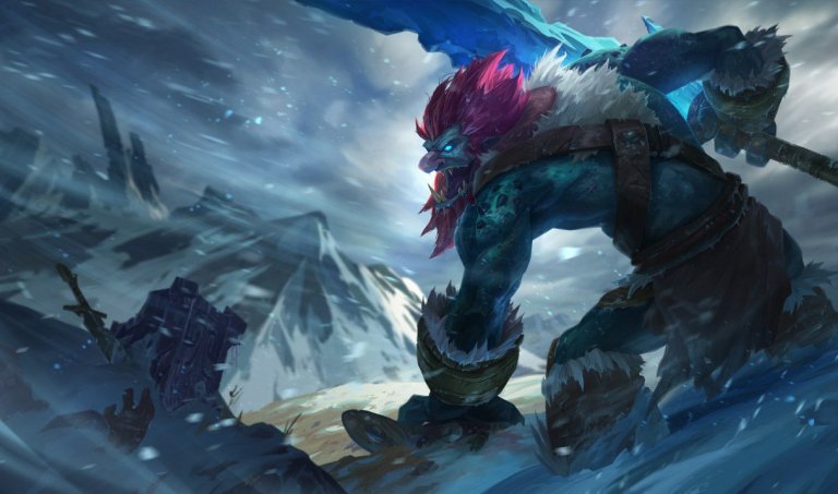 trundle splash art default league of legends