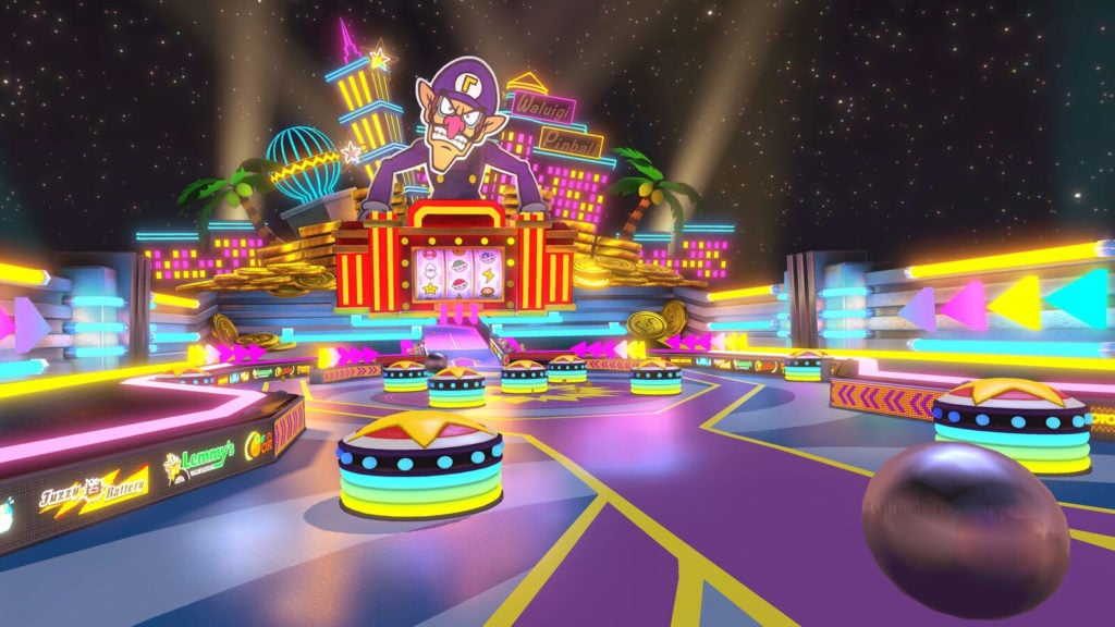 The Waluigi Pinball course.