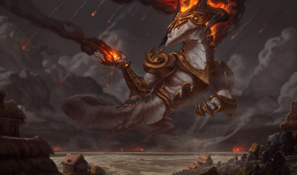 Ashen Lord Aurelion sol skin in League of Legends