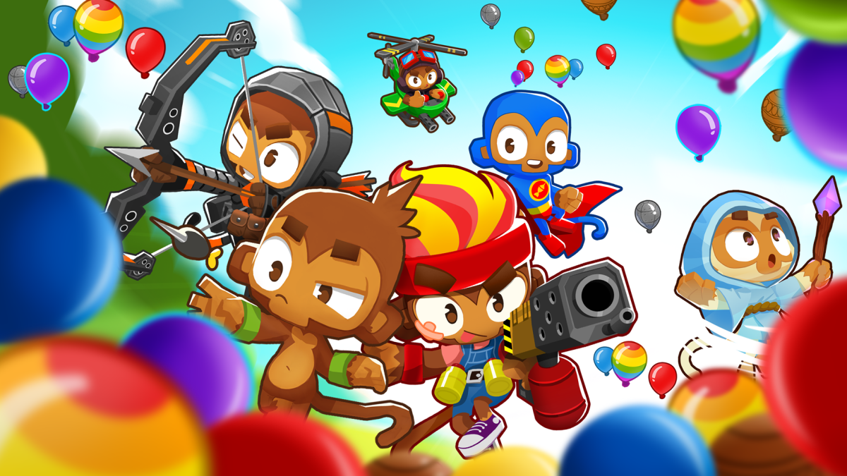 Bloons Tower Defense 6 characters facing camera