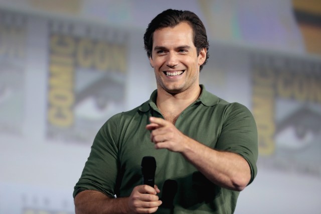 Henry Cavill speaking at ComicCon