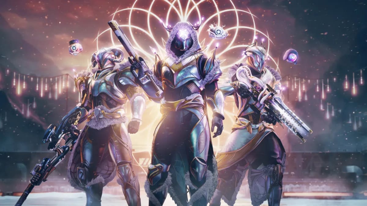 three christmassy characters in destiny 2