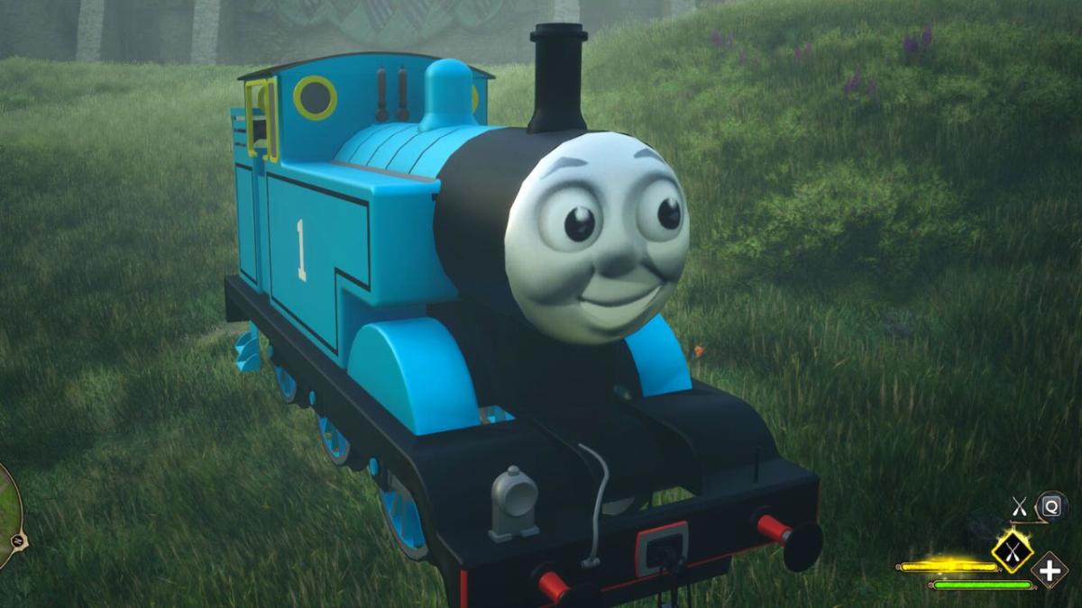 thomas the tank engine in hogwarts legacy