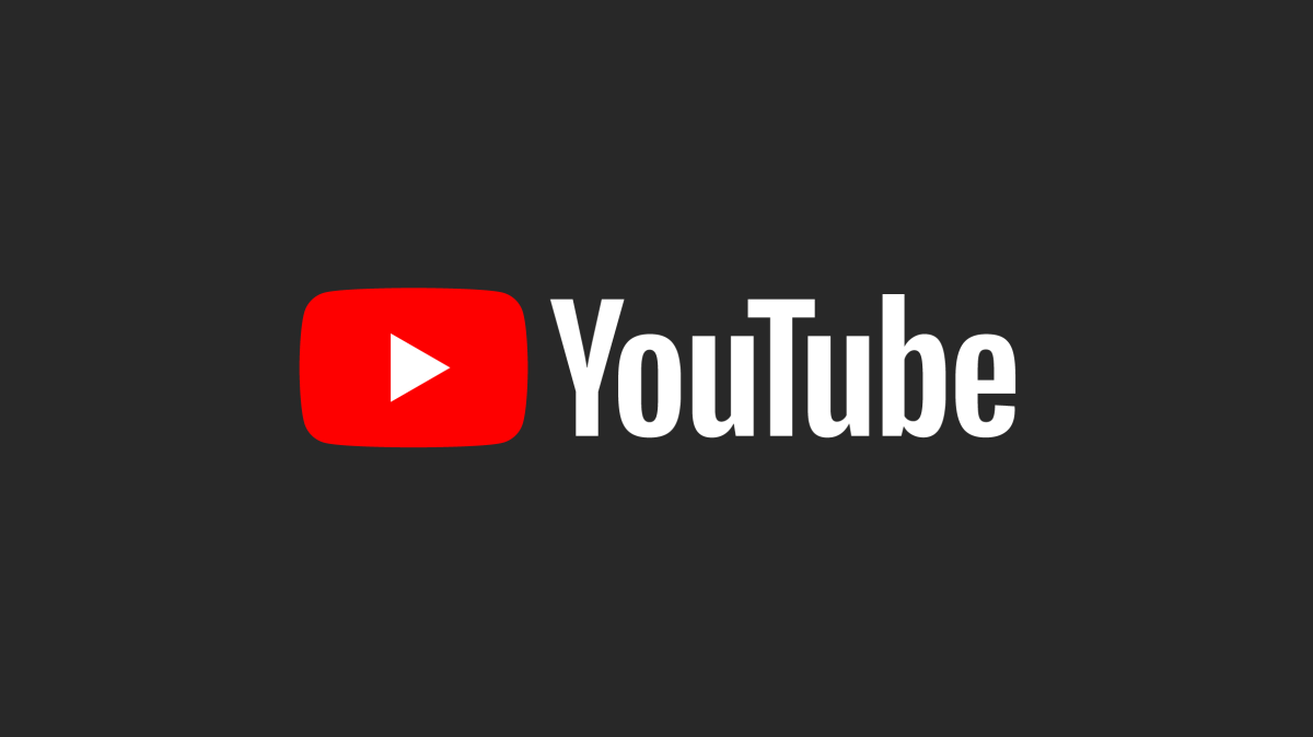 YouTube logo with a red play button