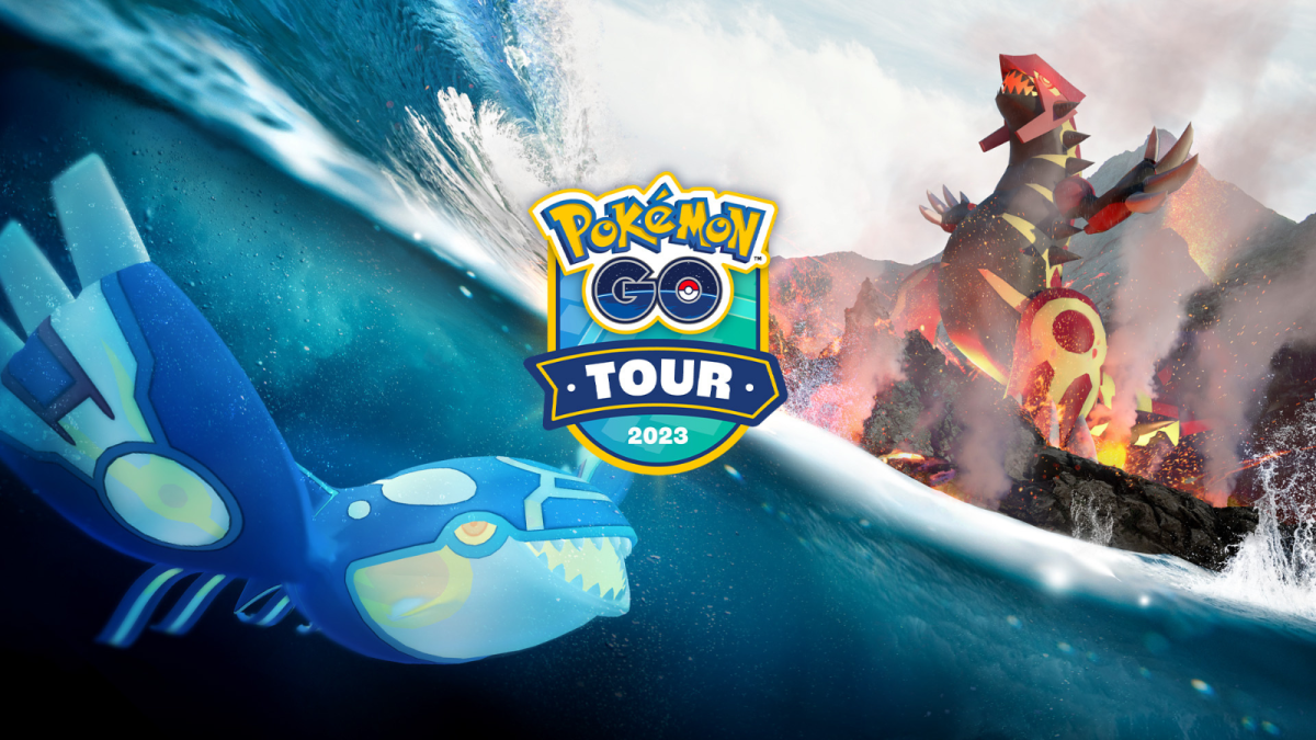 Kyogre and Groudon Pokemon Go Tour