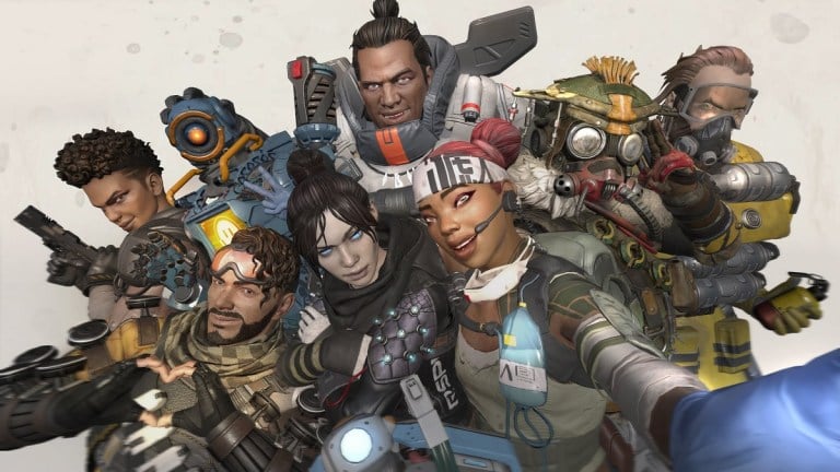 Apex Legends characters gathered together